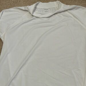 Youth L DBX white rashguard